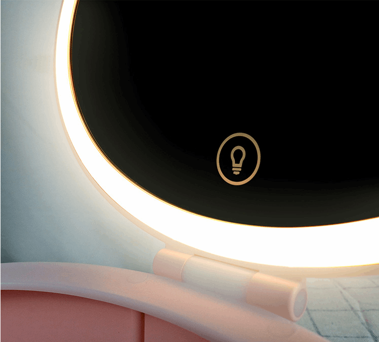 LED Makeup Mirror Desktop