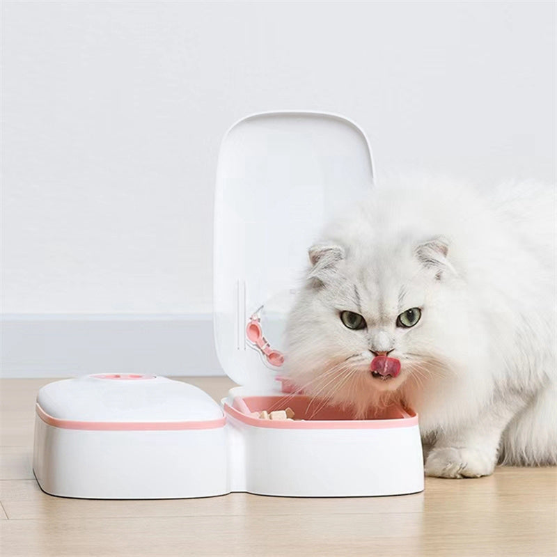 Smart Automatic Pet Feeder – Stainless Steel Bowl | Timed Dispensing for Cats & Dogs