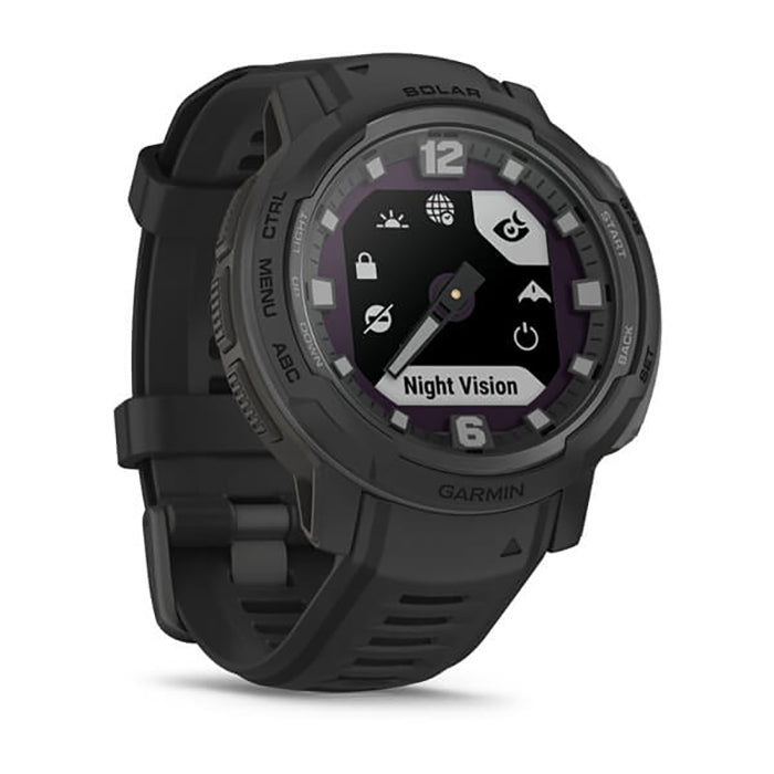 Garmin Instinct Crossover Solar Black Tactical Edition Full Display Dial Watch