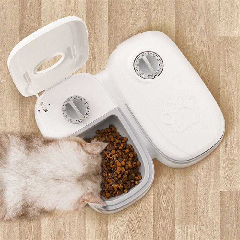Smart Automatic Pet Feeder – Stainless Steel Bowl | Timed Dispensing for Cats & Dogs