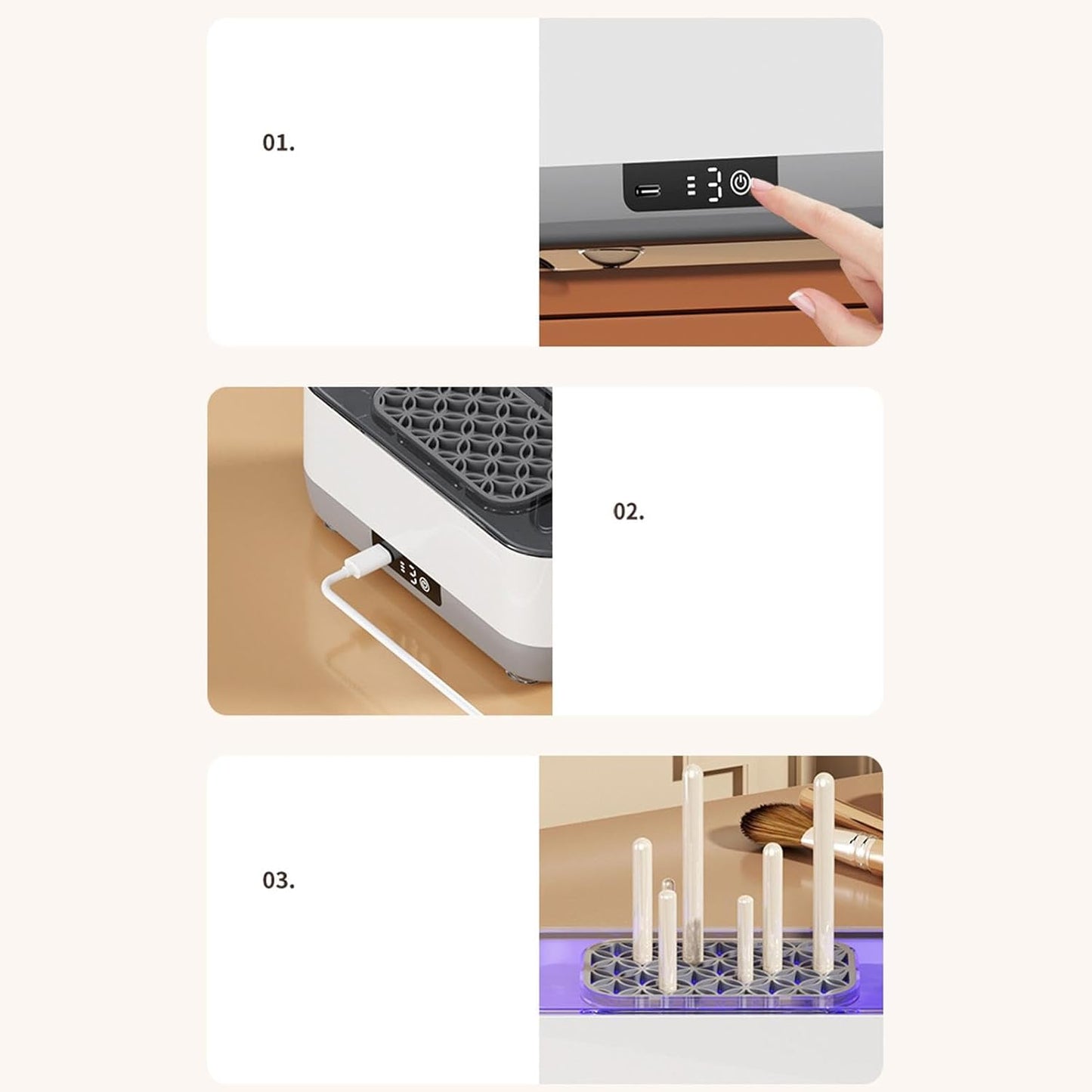 Ultrasonic Cleaner for Glasses,Jewelry,Denture
