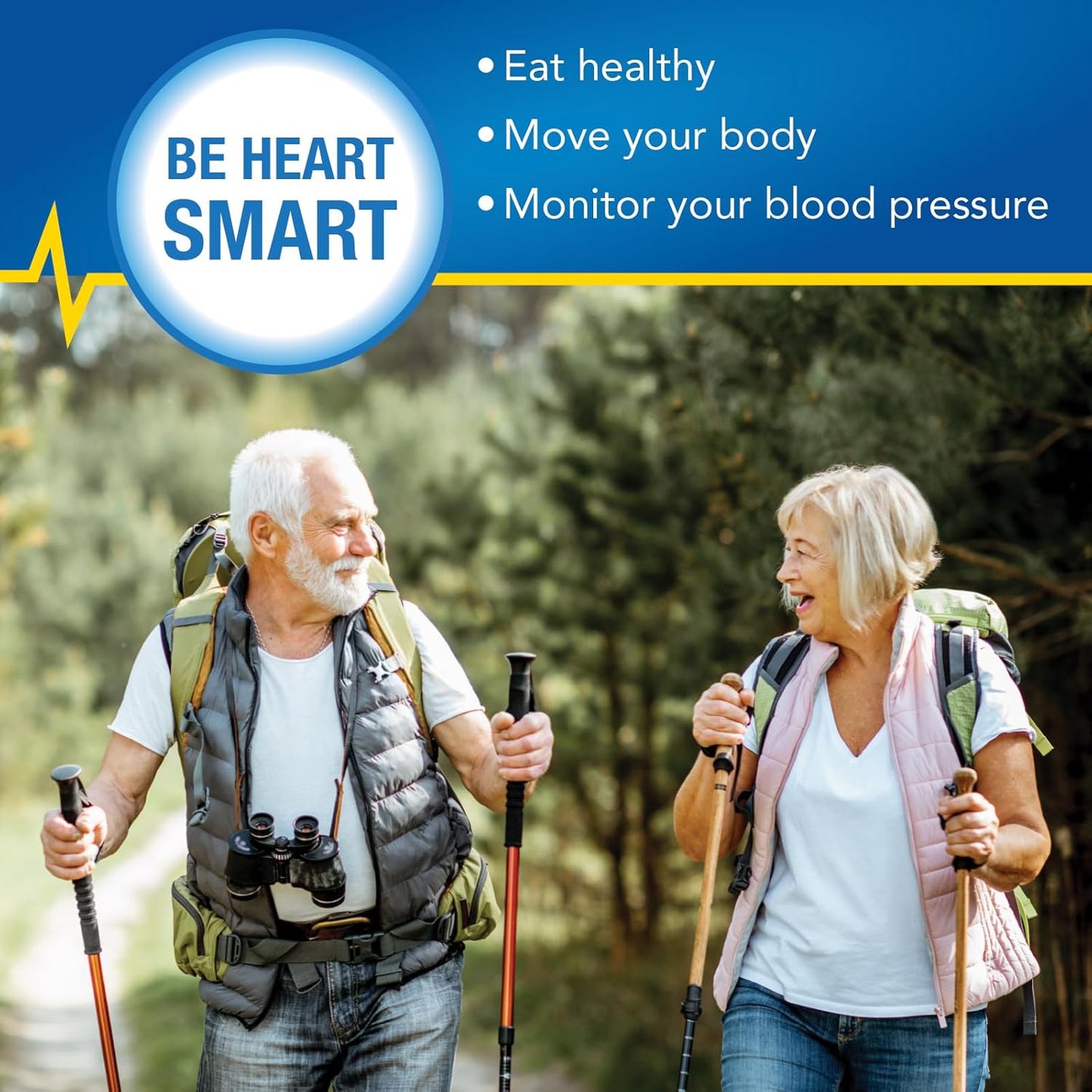 Blood Pressure Monitor, Wide Range Arm Cuff with Intelligent Inflation Technology, Large