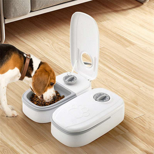 Smart Automatic Pet Feeder – Stainless Steel Bowl | Timed Dispensing for Cats & Dogs