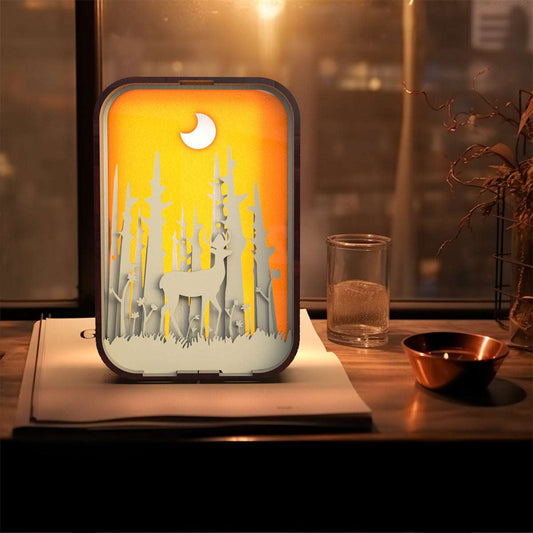 Woodcarving Light Creative Decoration