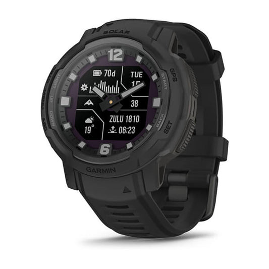 Garmin Instinct Crossover Solar Black Tactical Edition Full Display Dial Watch
