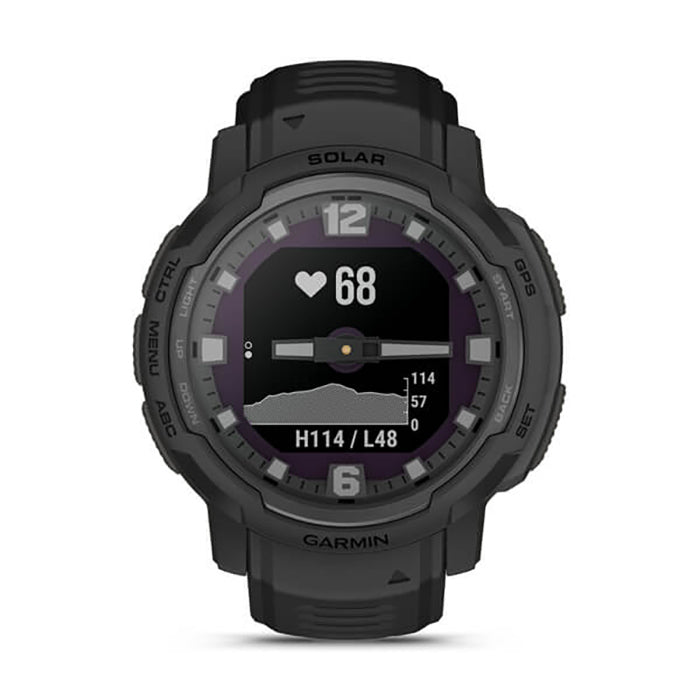 Garmin Instinct Crossover Solar Black Tactical Edition Full Display Dial Watch