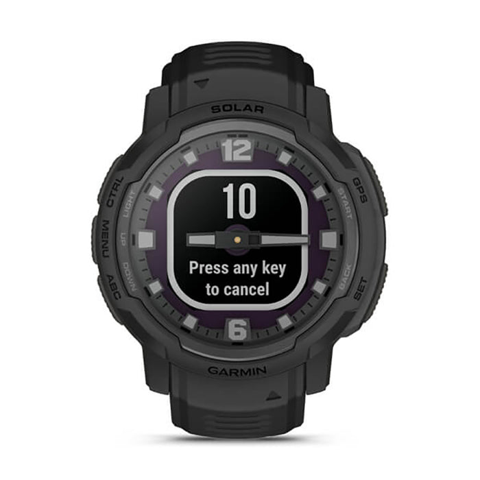 Garmin Instinct Crossover Solar Black Tactical Edition Full Display Dial Watch