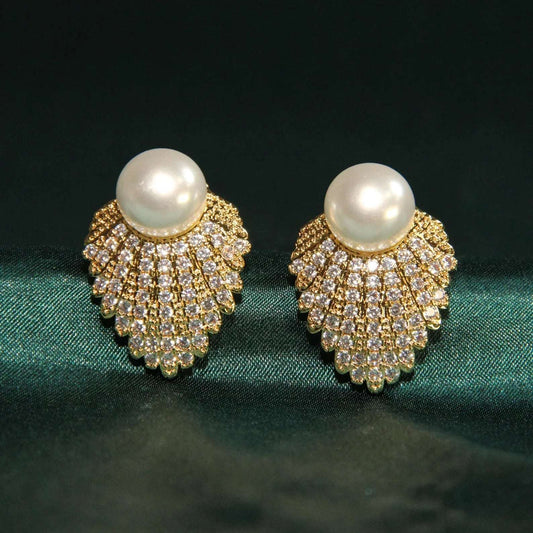 Fritillaria Pearl Pendant Set